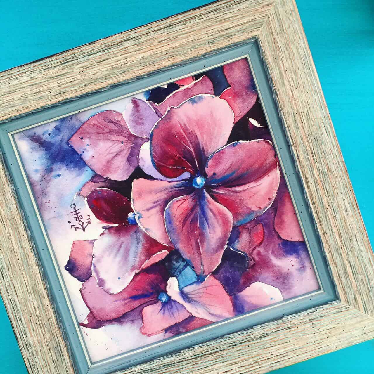 Гортензии в цвету - Юлия Барминова (2017)_0.jpg